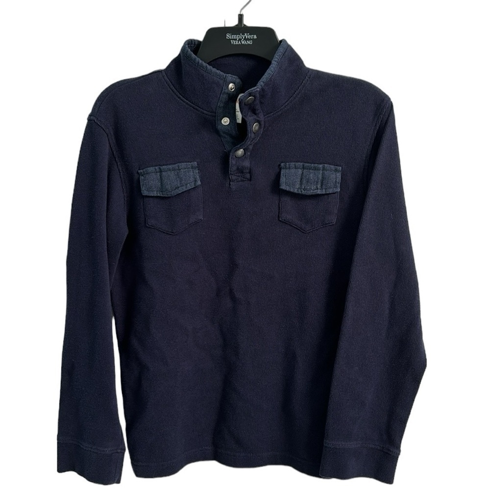 Gymboree Navy Heavy Knit Pullover Size 10